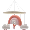 DIY Viltpakket - Regenboog Mobiel - Roze