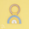 DIY Viltpakket - Regenboog Rammelaar - Blauw - Afbeelding 3