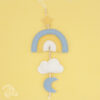 DIY Viltpakket - Regenboog Wandhanger - Blauw - Afbeelding 3