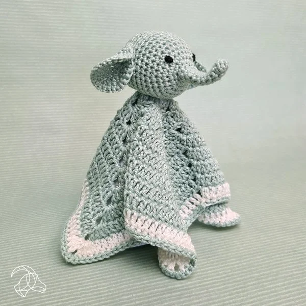 DIY Haakpakket - Knuffeldoekje Olifant - Afbeelding 4