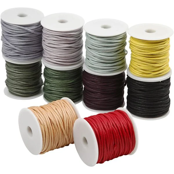 Katoenkoord dikte 2 mm sterke kleuren 10x25 m - Afbeelding 3