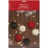 Kerstballen 6 cm 6 stuk - Kerst knutsel set - Afbeelding 3