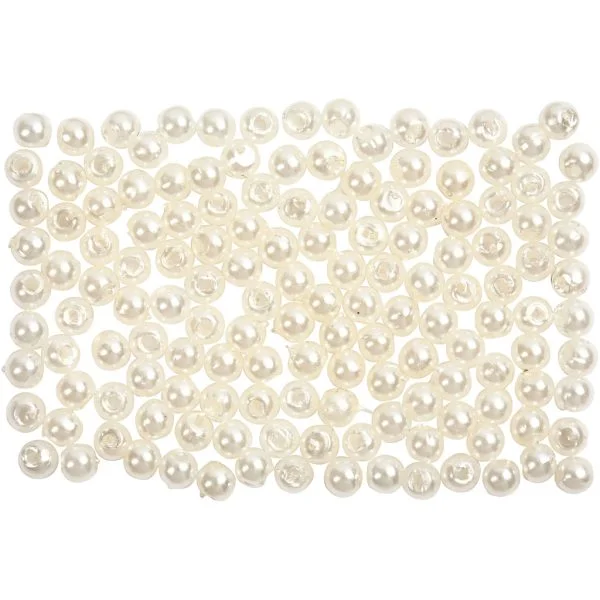 Kleine kralen 3 mm gatgrootte 0,7 mm parelmoer