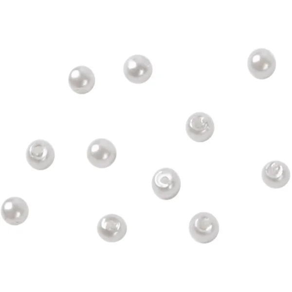 Kleine kralen 3 mm gatgrootte 0,7 mm parelmoer - Afbeelding 3