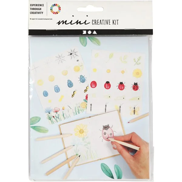 Mini Creative Kit notitieboek insecten - Afbeelding 3