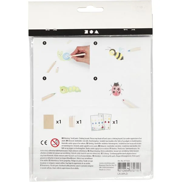 Mini Creative Kit notitieboek insecten - Afbeelding 4