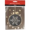 Mini Hobbyset Borduurwerk Sneeuwvlok grijs - Kerst knutsel set - Afbeelding 3