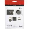 Mini Hobbyset Borduurwerk Sneeuwvlok grijs - Kerst knutsel set - Afbeelding 4