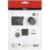 Mini Hobbyset Borduurwerk Sneeuwvlok grijs - Kerst knutsel set - Afbeelding 4