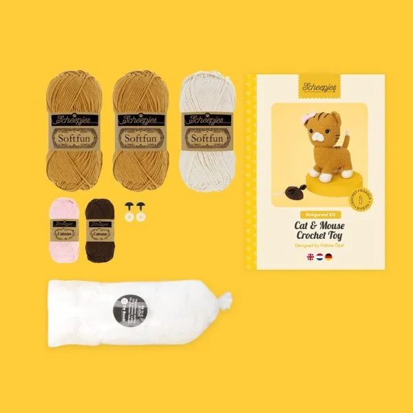 Scheepjes Amigurumikit Kat & Muis haken - Afbeelding 5