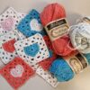 Haakpatroon granny Square hartje - Afbeelding 9