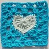 Haakpatroon granny Square hartje - Afbeelding 3