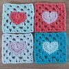 Haakpatroon granny Square hartje - Afbeelding 4