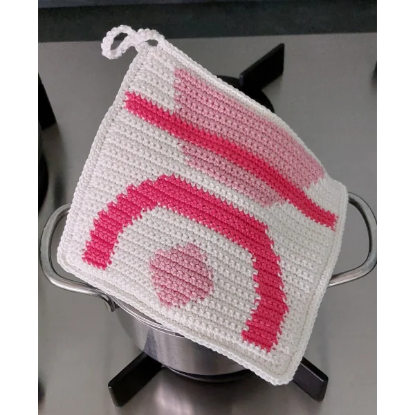 Haakpatroon pannenlap watermelon - Afbeelding 6