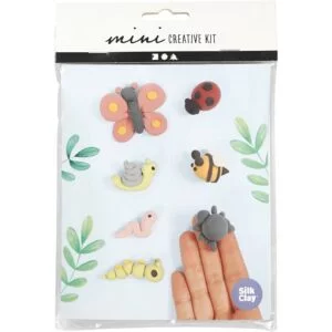 Mini Creative Kit, Silk clay insecten