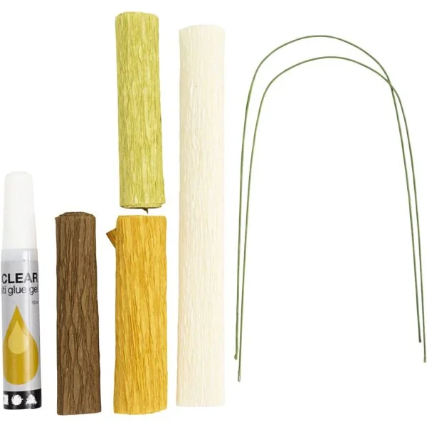Mini Hobbyset Crêpepapier, Magnoliatak - Afbeelding 3