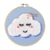 ReStyle Punchpakket Wolk 17,8cm rond Blauw