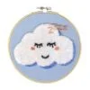 ReStyle Punchpakket Wolk 17,8cm rond Blauw