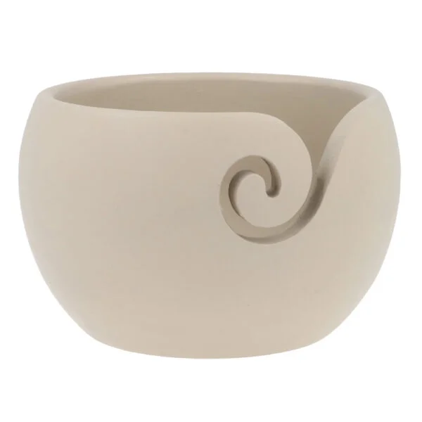 Scheepjes Yarn bowl mangohout beige 15x10cm