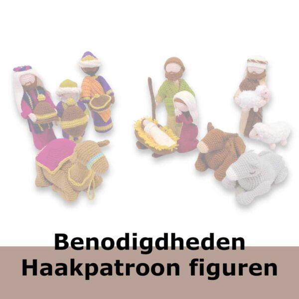 Benodigdheden figuren en dieren kerststal