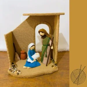 Breipatroon Sagrada Familia Kerststal