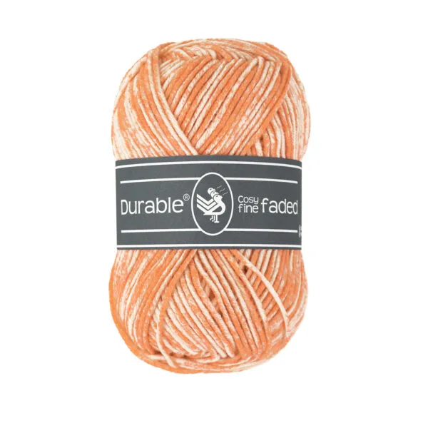 Durable Cosy Fine Faded bol 50 gram Mandarin
