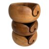 Haked Yarn Bowl Hout Handgemaakt bol Licht - Afbeelding 11