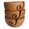 Haked Yarn Bowl Hout Handgemaakt Licht - Afbeelding 10