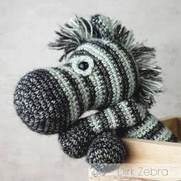 Hardicraft DIY Haakpakket Dirk Zebra - Afbeelding 3