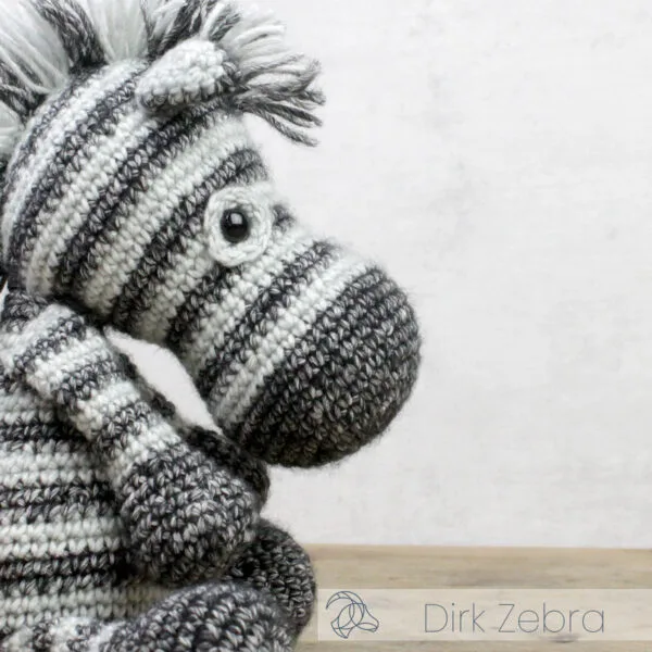 Hardicraft DIY Haakpakket Dirk Zebra - Afbeelding 4