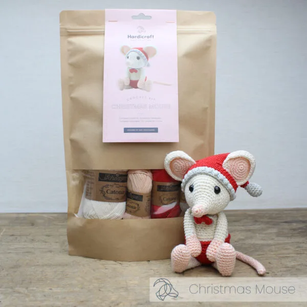 Hardicraft DIY Haakpakket Kerstmuis