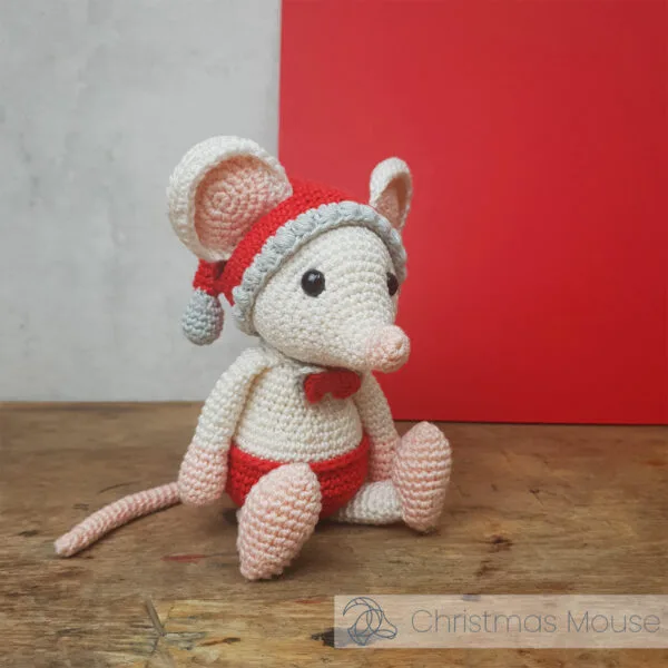 Hardicraft DIY Haakpakket Kerstmuis - Afbeelding 2