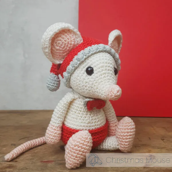 Hardicraft DIY Haakpakket Kerstmuis - Afbeelding 3