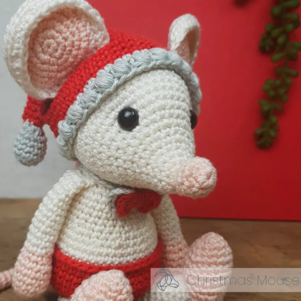 Hardicraft DIY Haakpakket Kerstmuis - Afbeelding 4