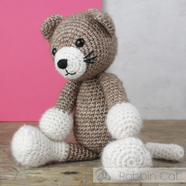 Hardicraft DIY Haakpakket Robbin Kat - Afbeelding 3