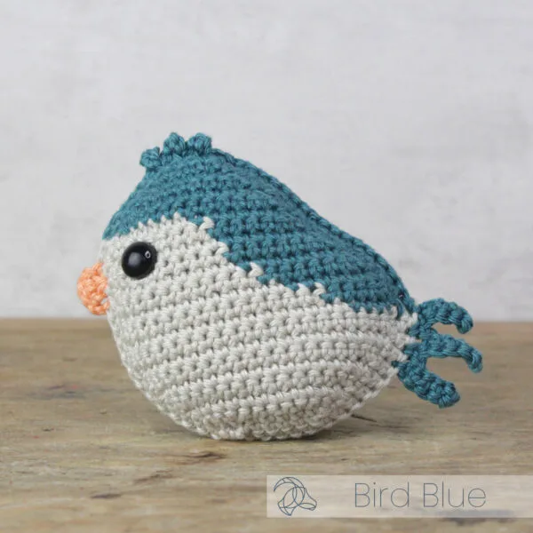 Hardicraft DIY Haakpakket Vogel Blauw - Afbeelding 3