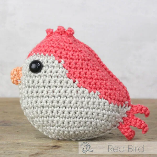 Hardicraft DIY Haakpakket Vogel Rood - Afbeelding 2