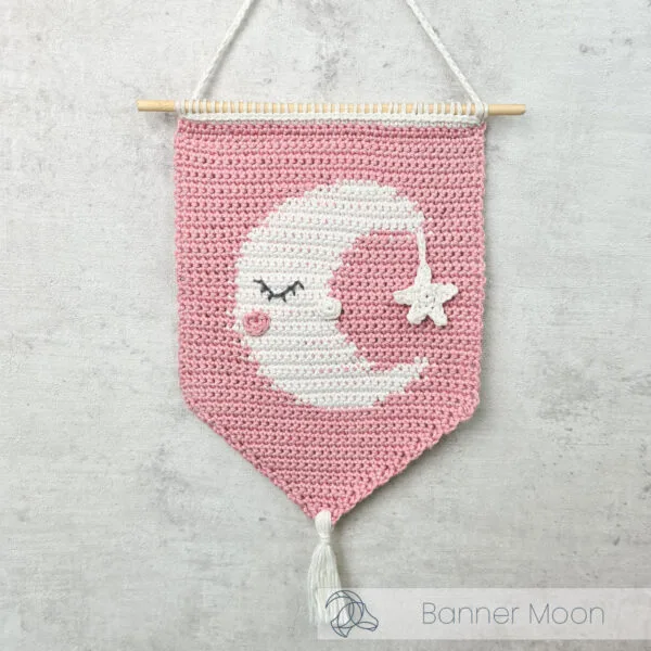 Hardicraft DIY Haakpakket Wandhanger Maan - Afbeelding 2