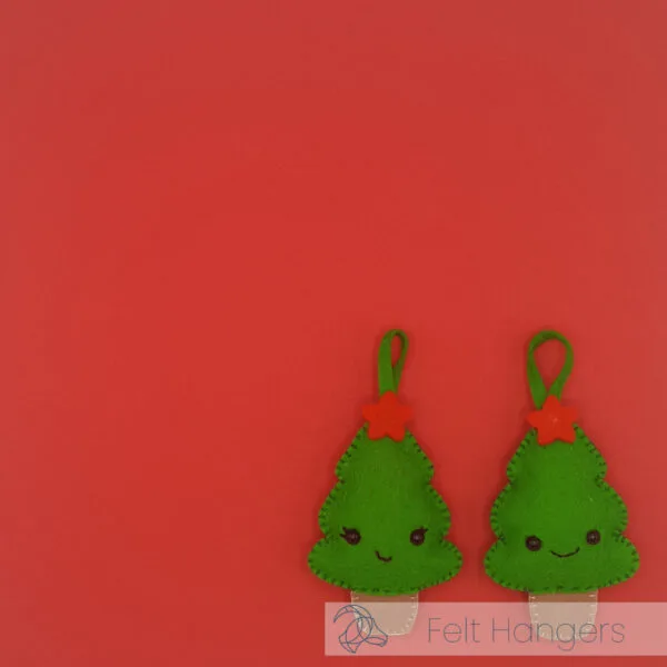 Hardicraft DIY Viltpakket - Kerstboompjes Hangers