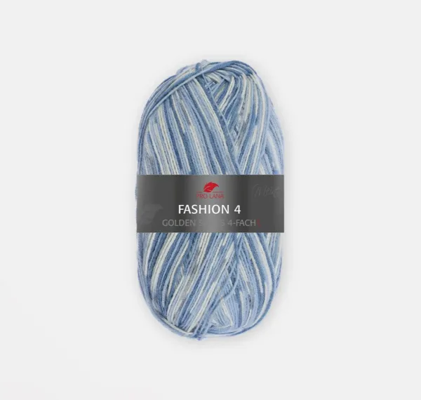 Pro Lana Fashion 4 Sokkenwol Golden Socks 682 blauw