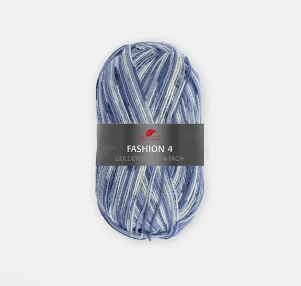 Pro Lana Fashion 4 Sokkenwol Golden Socks 684 blauw