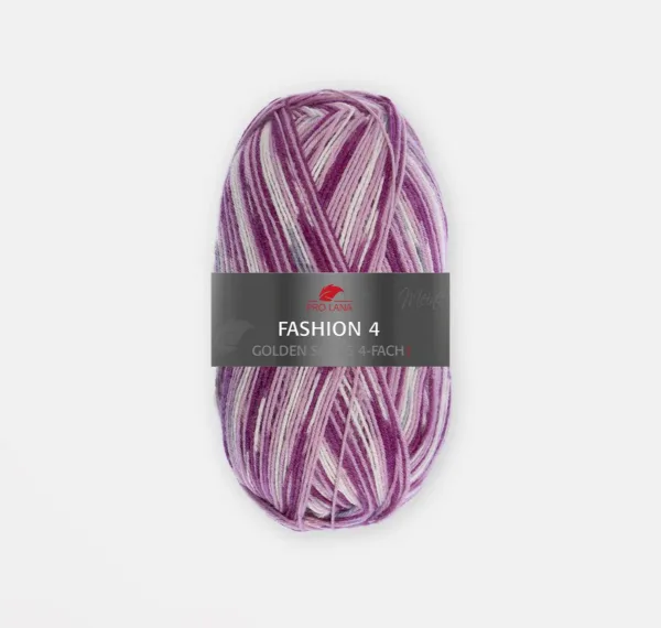 Pro Lana Fashion 4 Sokkenwol Golden Socks 685 paars