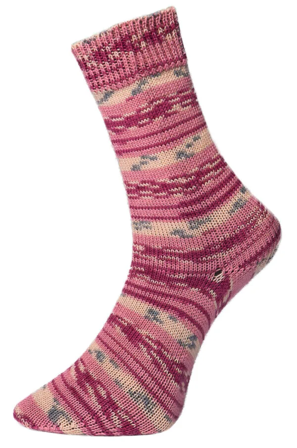 Pro Lana Fashion 4 Sokkenwol Golden Socks 685 paars - Afbeelding 2