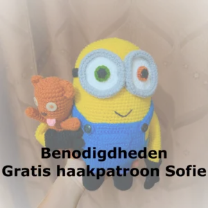 Benodigdheden Gratis haakpatroon Sofie - 1