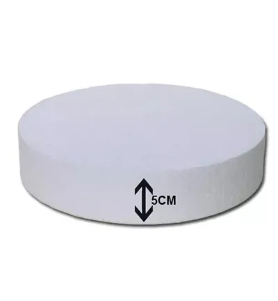Piepschuim Vorm Cilinder hoogte 5cm en dia 10cm