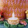 Haakpatroon Hoera overlay crochet feesttaart - Haak mee met Saar - Afbeelding 3