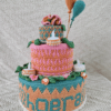 Haakpatroon Hoera overlay crochet feesttaart - Haak mee met Saar - Afbeelding 5