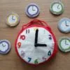 Haakpatroon Memoryspel klokken met opbergtas
