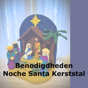 Benodigdheden Noche Santa Kerststal - Durable Coral