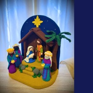 Haakpatroon Noche Santa Kerststal